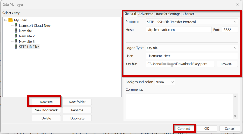 How to access and upload files to the Cloud SFTP (Staging and Production)